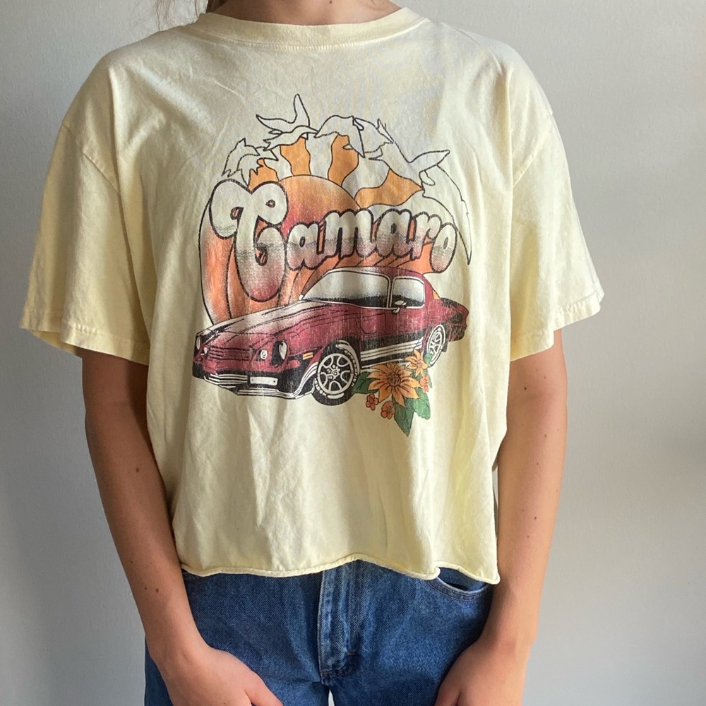 Yellow Crop top
